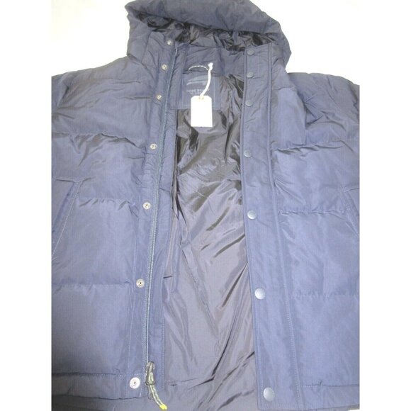 OOBE Brand Men's Kinsley Goose Down Hooded Jacket Midnight Navy Blue NWT - Picture 2 of 9